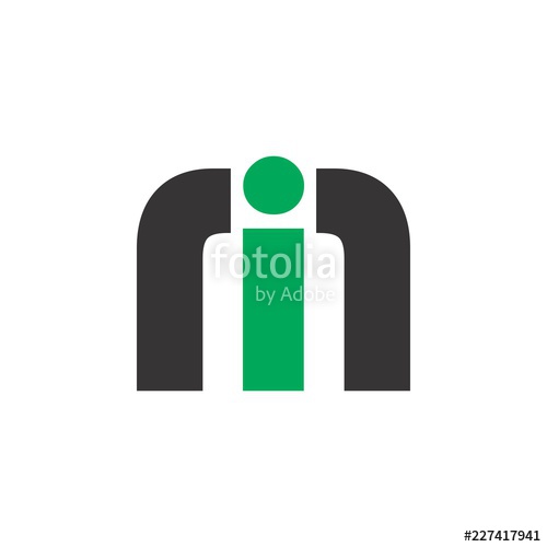 500x500 Mi Logo Letter Design Stock Image And Royalty Free Vector