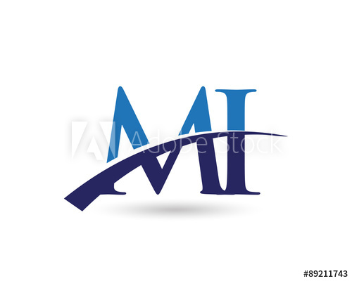 500x400 Mi Logo Letter Swoosh