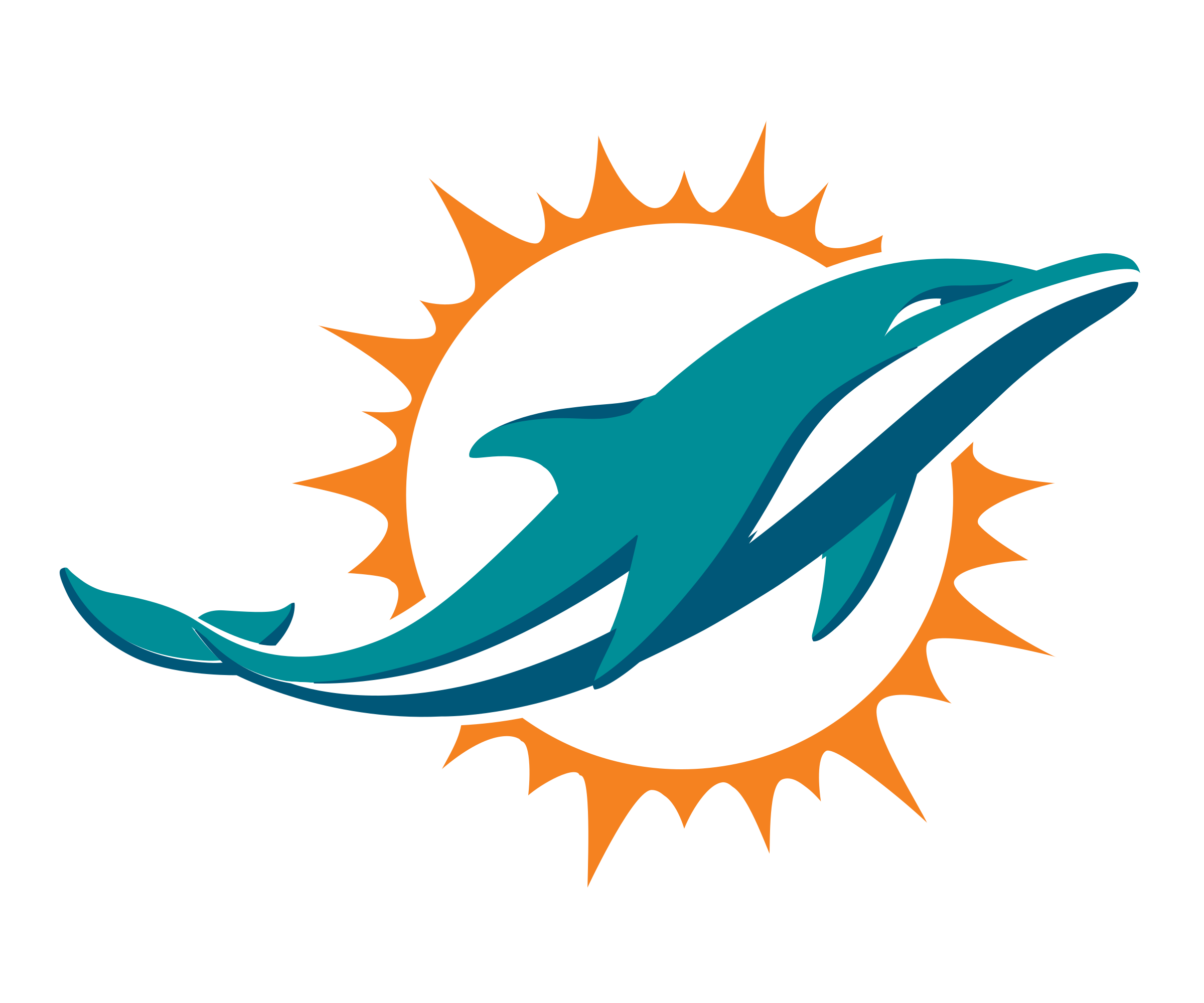 2400x2000 Miami Dolphins Logo Png Transparent Vector