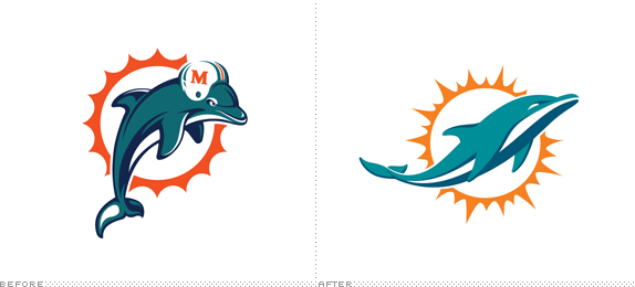 574x260 The Miami Dolphins Have A New Logo Graphics Art Type Miami