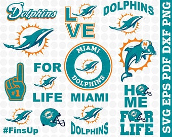 Miami Dolphins Vector At Vectorified.com 