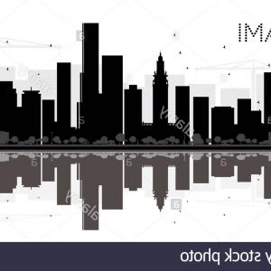 Miami Skyline Silhouette Vector At Vectorified.com 