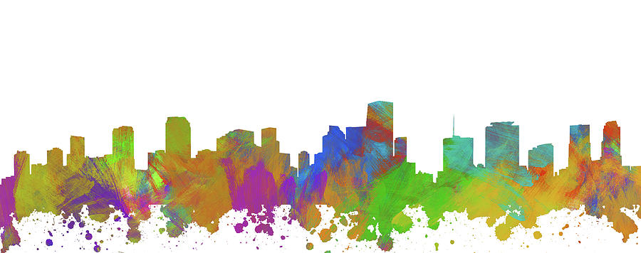 900x356 Huge Collection Of 'miami Skyline Silhouette' Download More Than