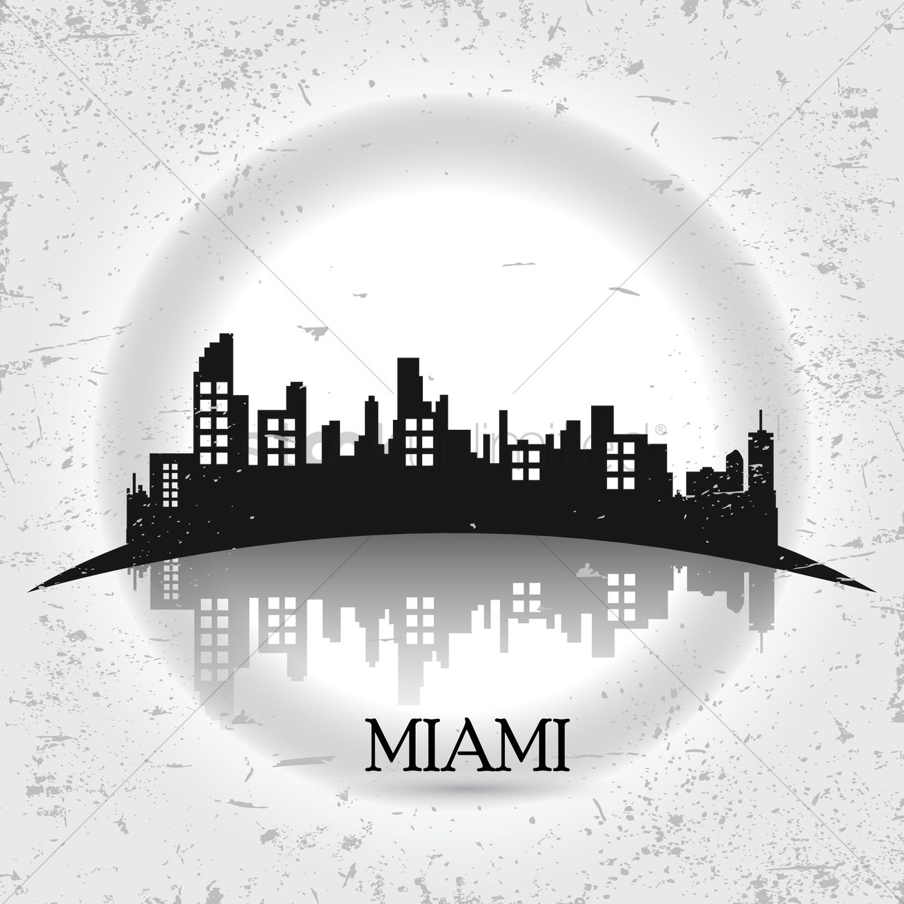 1300x1300 Miami Vector Image