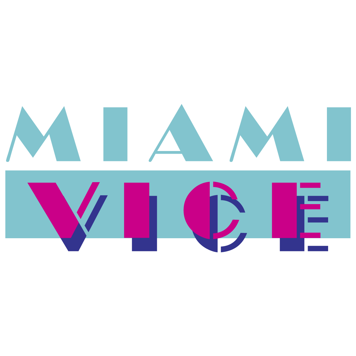 1200x1200 Miami Vice Logo Vector Free Vector Silhouette Graphics