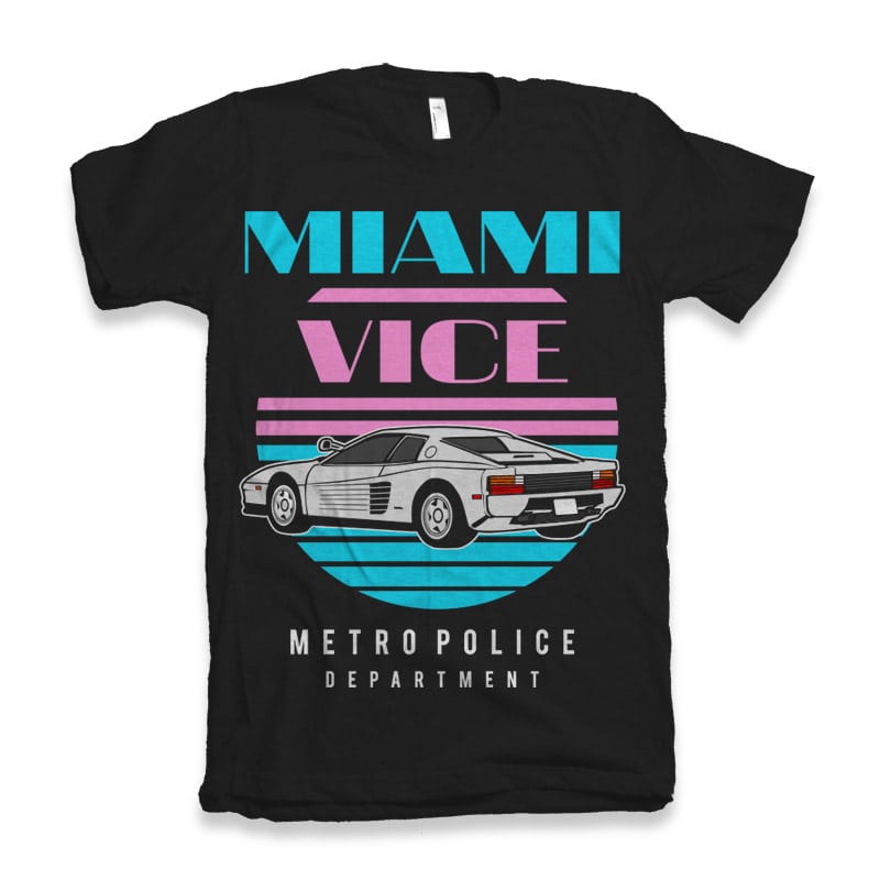 800x800 Miami Vice T Shirt Designs For Sale