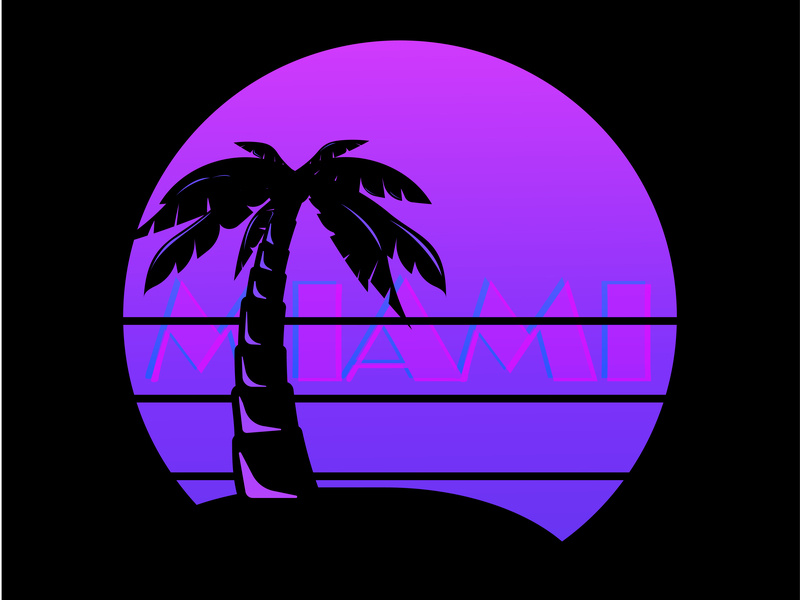 800x600 Miami Sunset