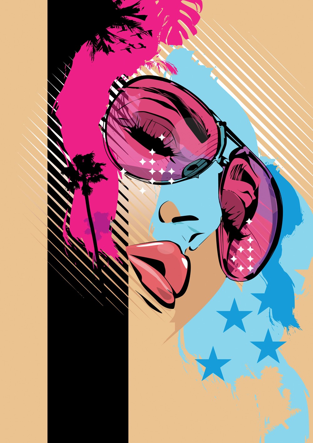 1000x1414 Photoshop Tutorial Create An Artwork With A Tropical Feel