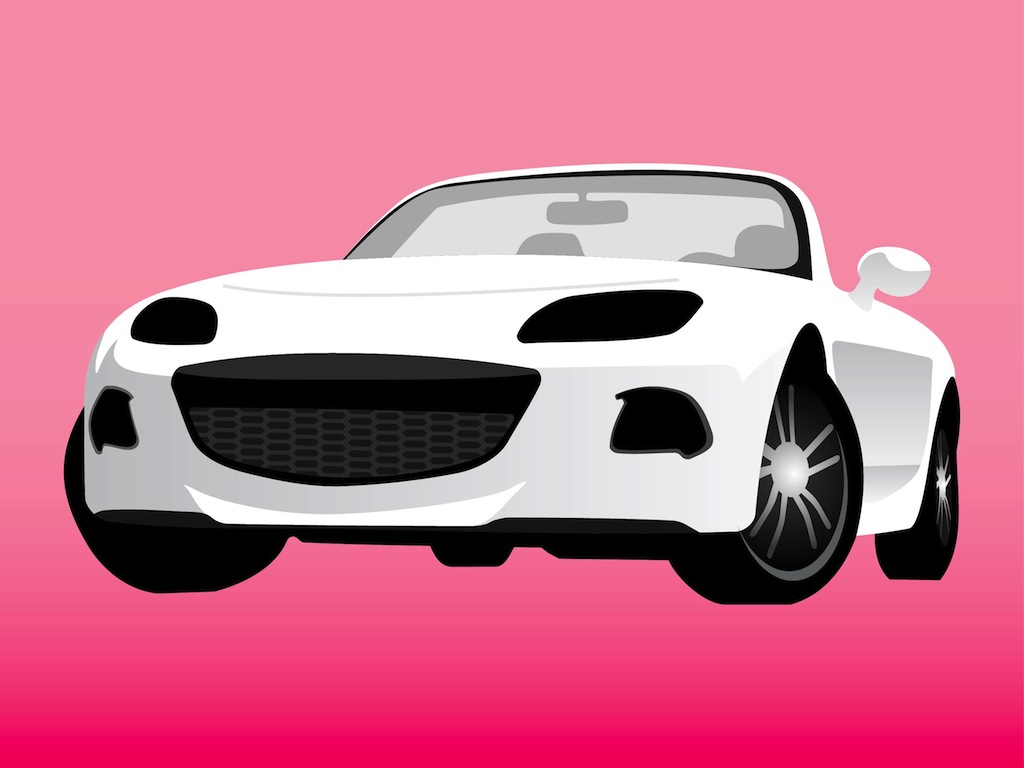 1024x768 Mazda Miata Vector Art Graphics