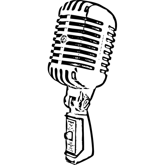 660x660 Retro Mic Free Vector