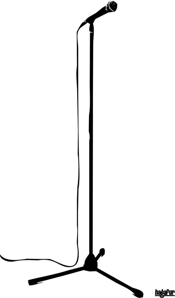 604x1024 Huge Collection Of 'microphone Stand Drawing' Download More Than