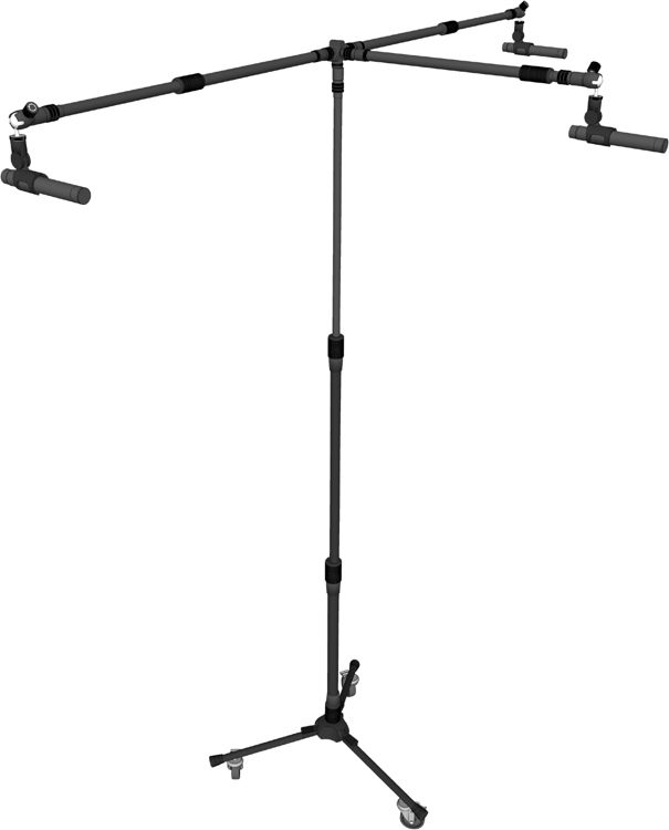 605x750 Triad Orbit Decca Tree System Microphone Stand Package Sweetwater