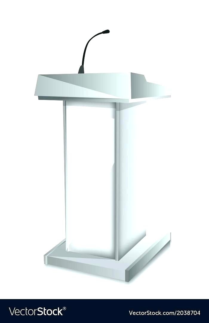 700x1080 Podium Mic Stand Laorganizacion