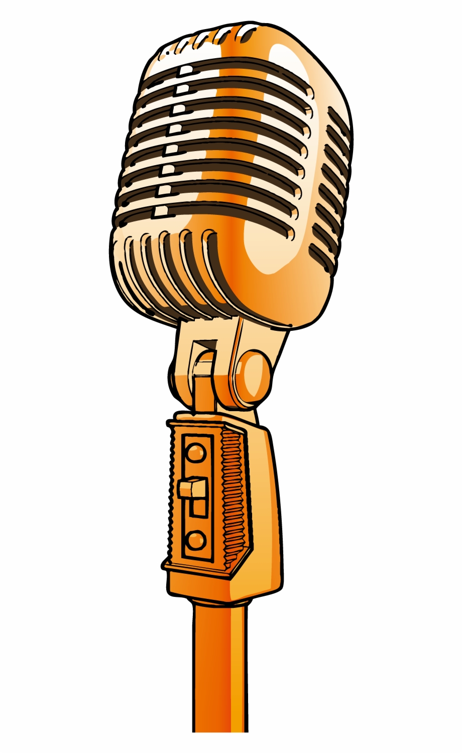920x1500 Mic Vector Gold, Transparent Png Download For Free