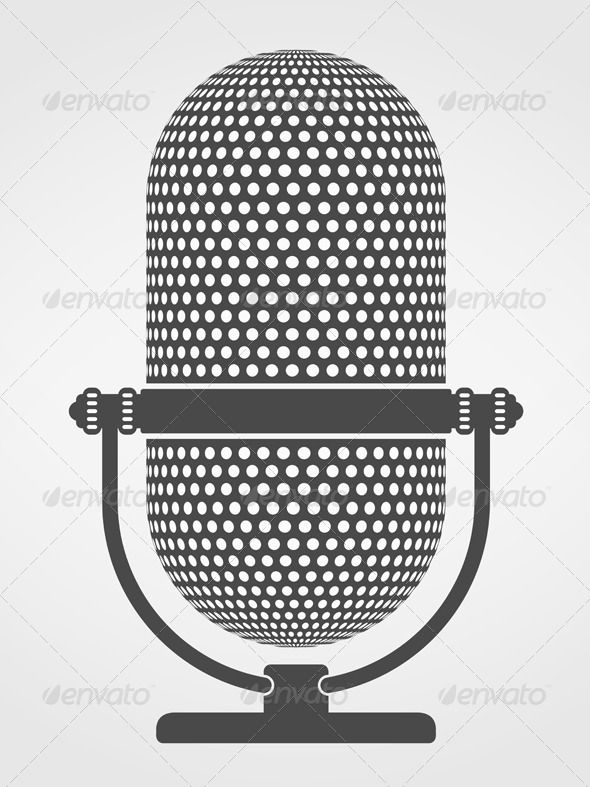 590x787 Microphone Silhouette