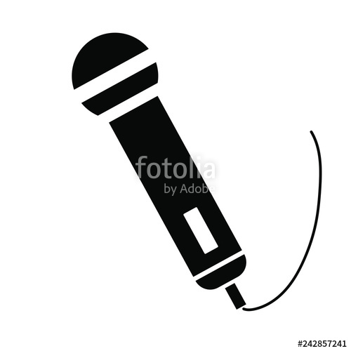 500x500 Microphone Icon, Mic Vector Icon Stock Image And Royalty Free