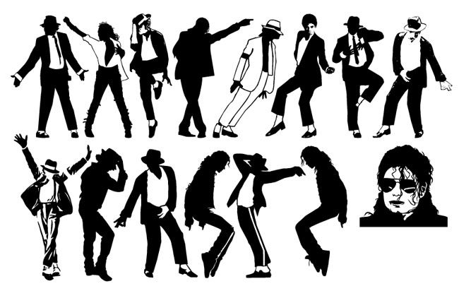 650x405 Michael Jackson Dancing Silhouette Pack