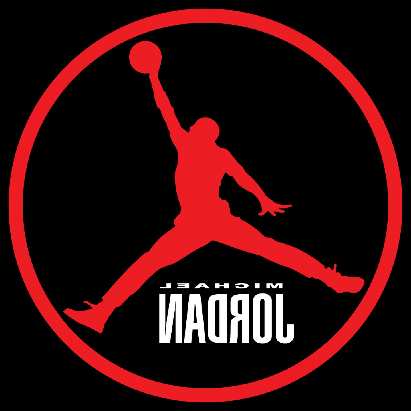 1440x1440 Michael Jordan Jumpman Basketball Logo Vector Clipart Soidergi