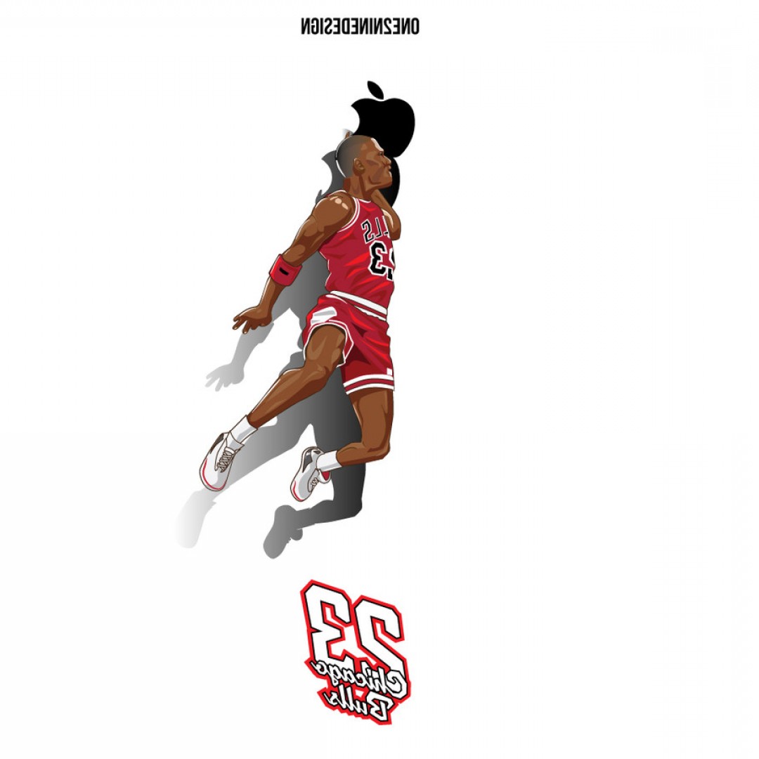 1080x1080 Nba Vector Cartoon Illustration Michael Jordan Handandbeak
