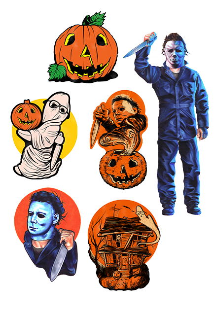 Halloween Michael Myers Wall Decor 436x639 Halloween Michael Myers Wall Decor