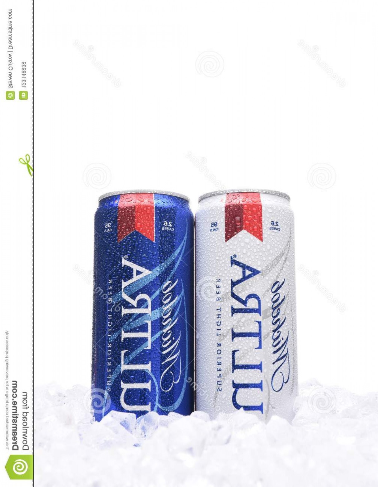 1210x1560 Two Michelob Ultra Beer Ounce Cans Ice Low Carb Low Calorie Light
