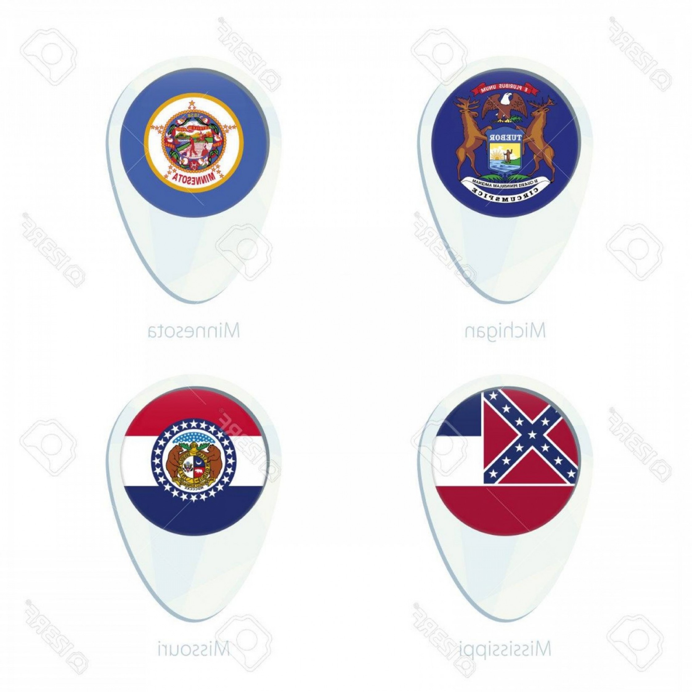 2246x2246 Flag Of Michigan State Logo Vector Soidergi