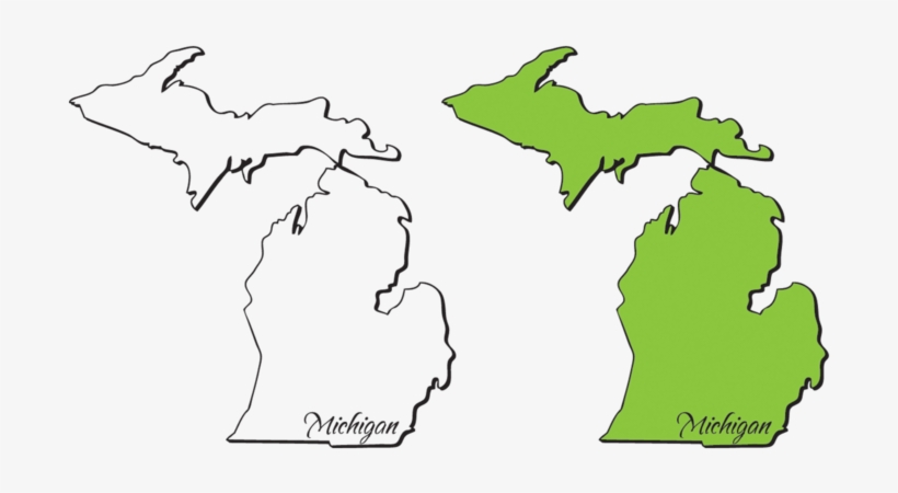 820x450 Michigan Outline Png Download Transparent Michigan Outline Png
