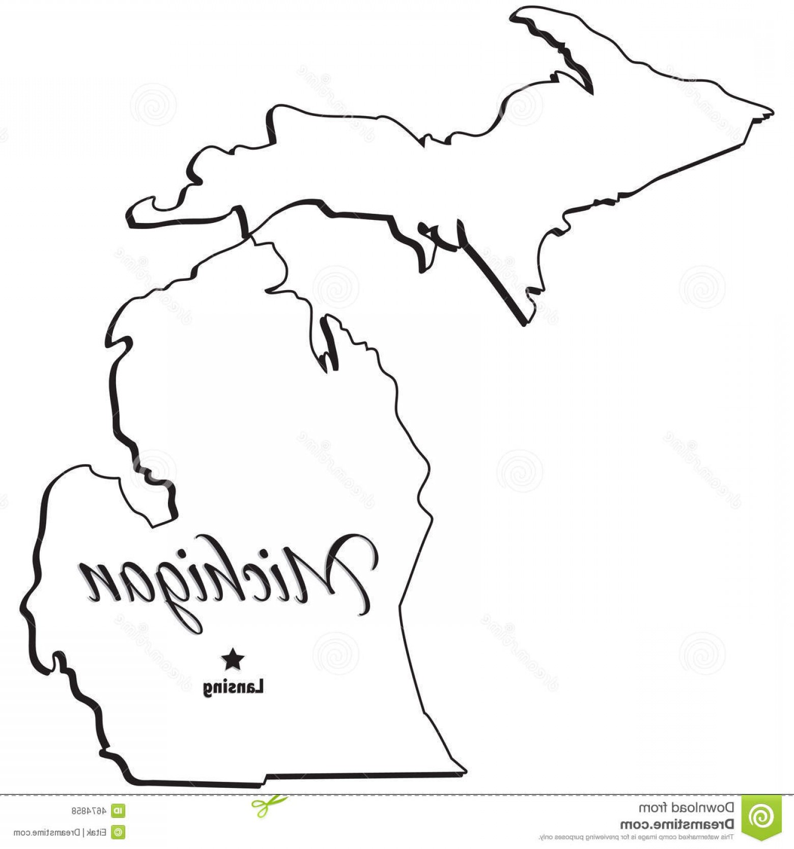 1560x1668 Royalty Free Stock Photos State Michigan Outline Image Geekchicpro