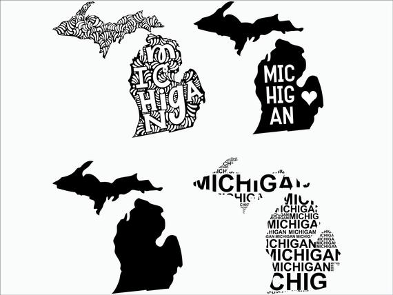 570x428 Michigan Michigan Clipart Michigan State Cricut