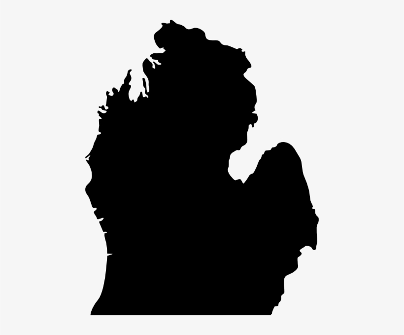 820x679 Michigan Silhouette Clip Art