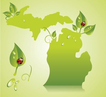 401x368 State Of Michigan Silhouette Free Vector Download