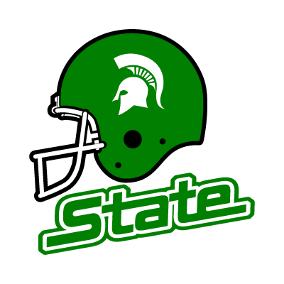 400x400 Michigan State Spartans Helmet Vector Logo Free