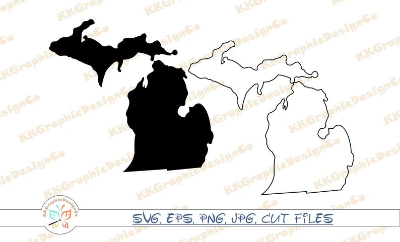 794x481 Michigan Clipart Michigan Vector Michigan State Michigan Etsy
