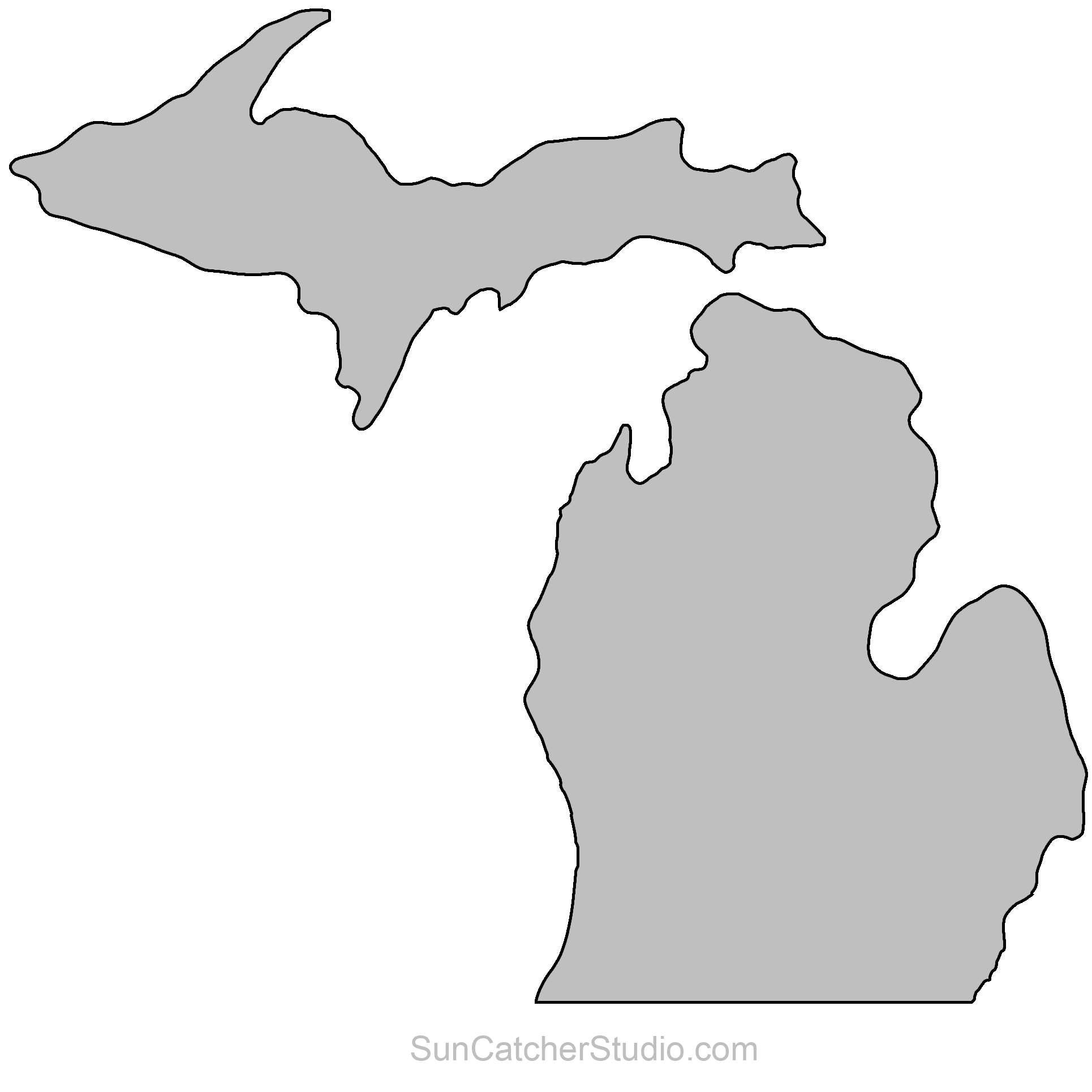 1930x1930 Michigan Mitten Vector Clipart Images Gallery For Free Download