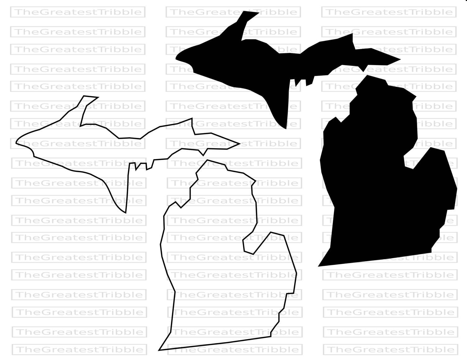 1500x1166 Geography Clip Art Michigan State