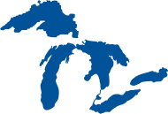 190x129 The Great Lakes Design Michigan Silhouette Vector Women's Jersey T