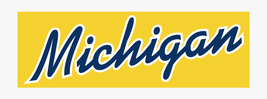 920x342 Michigan Wolverines Logo Png Transparent