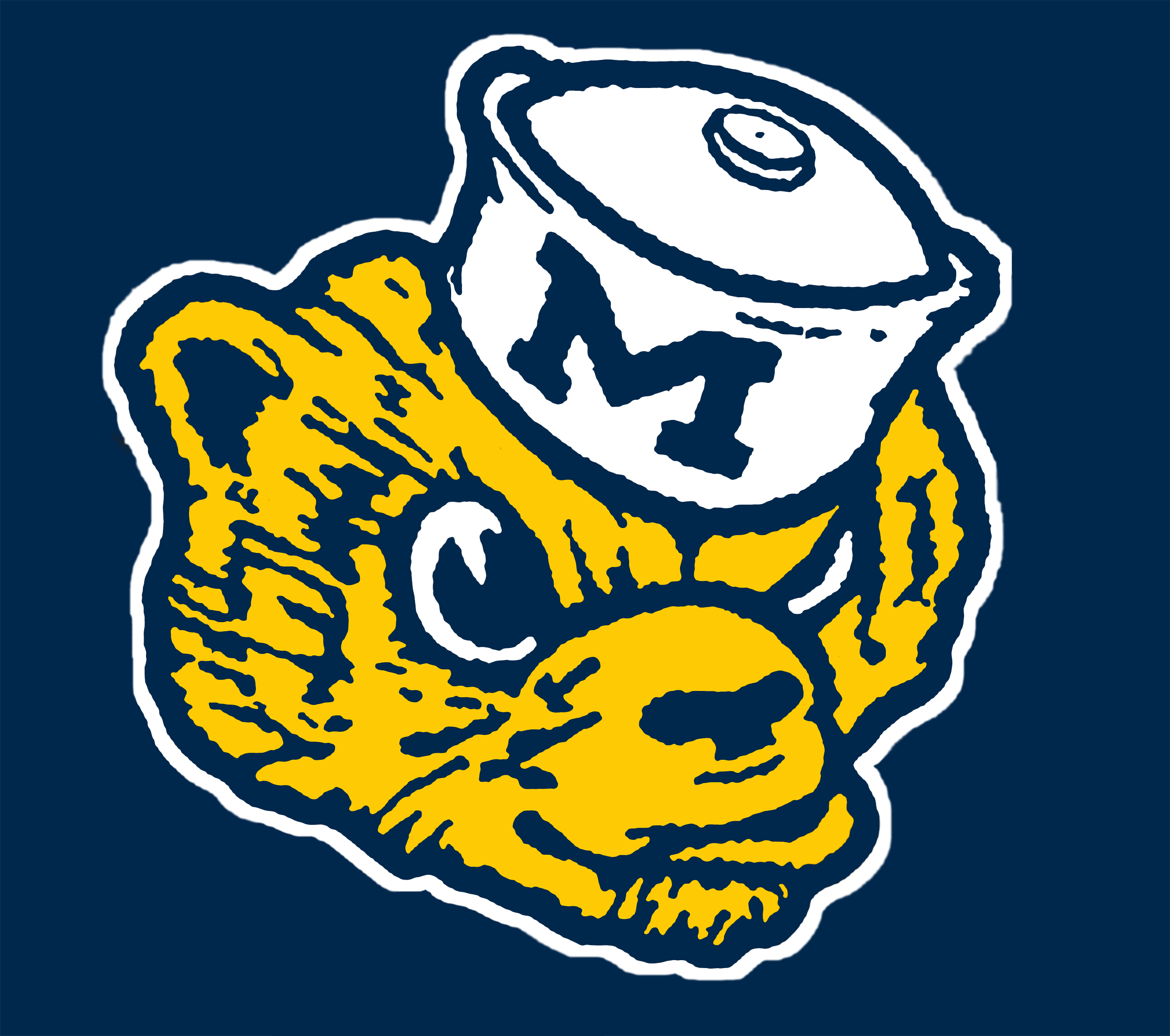 2500x2213 Vintage Michigan Wolverine Logo Mgoblog