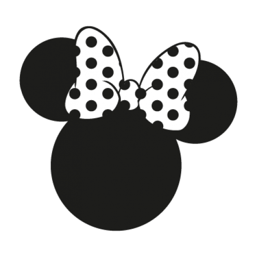518x518 Minnie Mouse Vector Minnie Mouse Disney Logo Vector