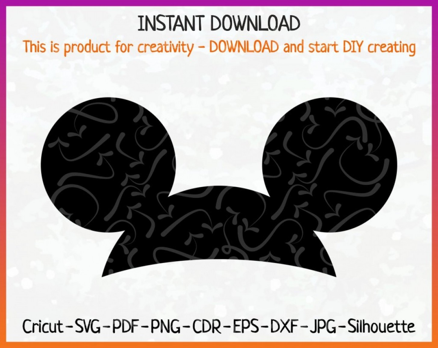 Mickey Ears Vector at Vectorified.com | Collection of Mickey Ears ...