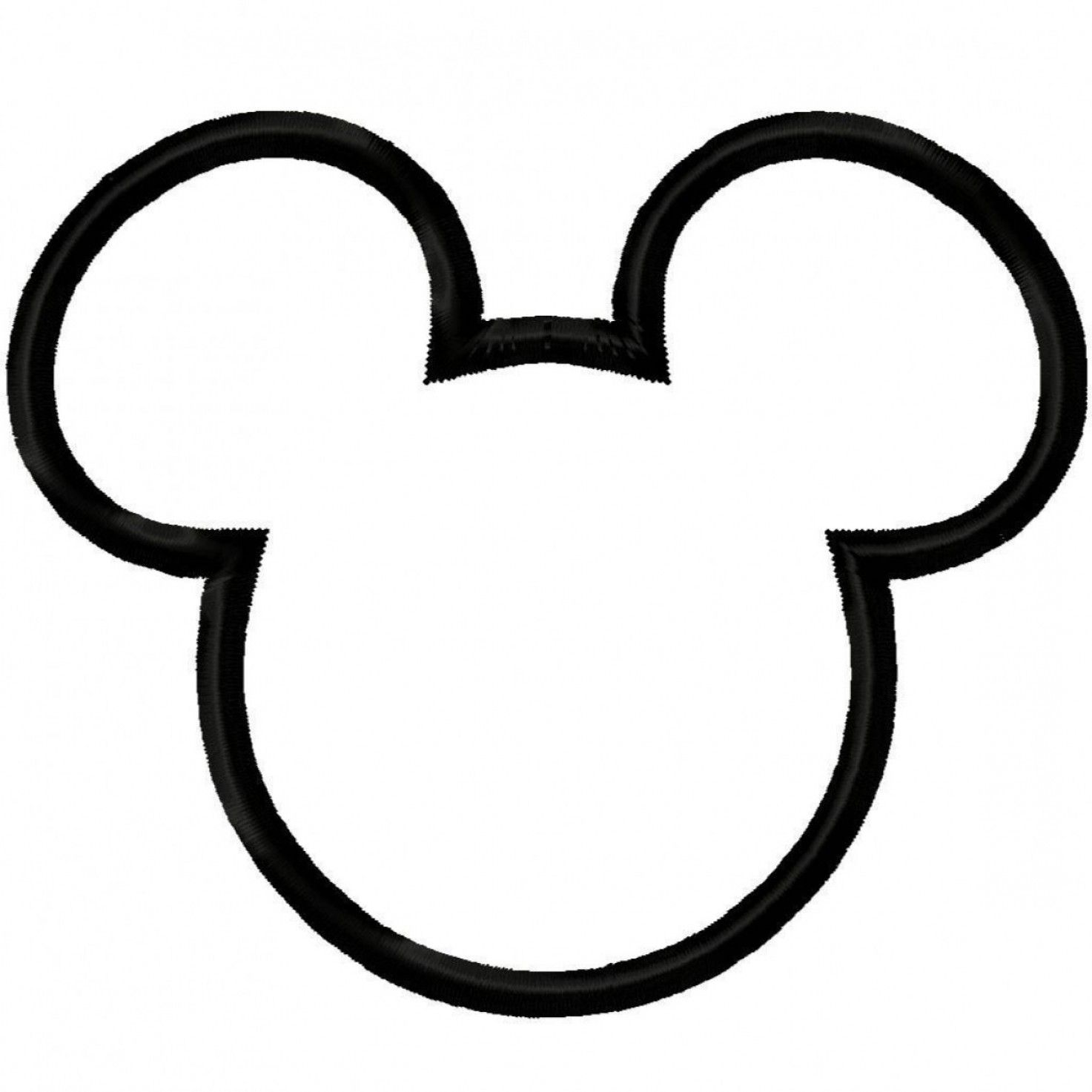 1473x1473 Mickey Vector Mickey Mouse Ears Clipart Black And White Disney