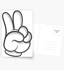 Hands Mickey Mouse Vector Postcards Redbubble 210x230 Hands Mickey Mouse Vector Postcards Redbubble