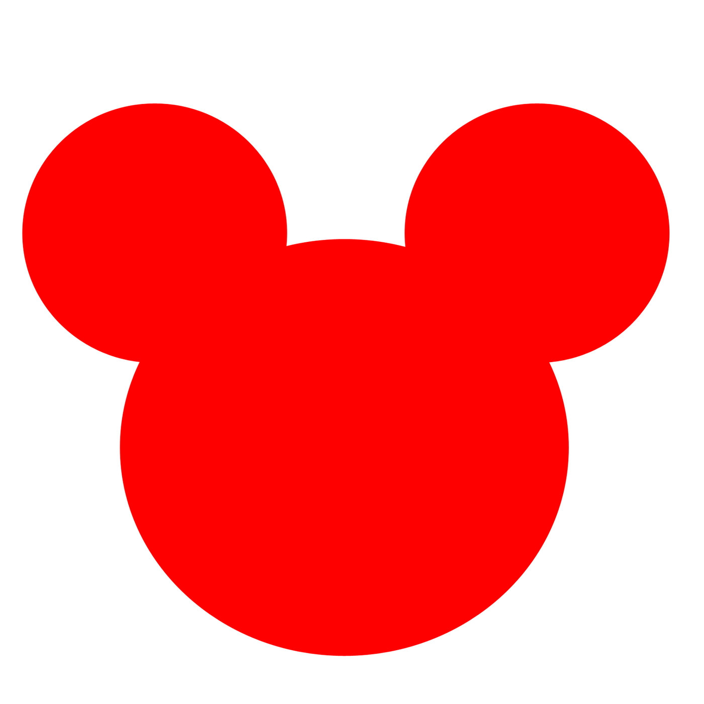 1400x1400 Mickey Mouse Head Vector Free Download Clip Art