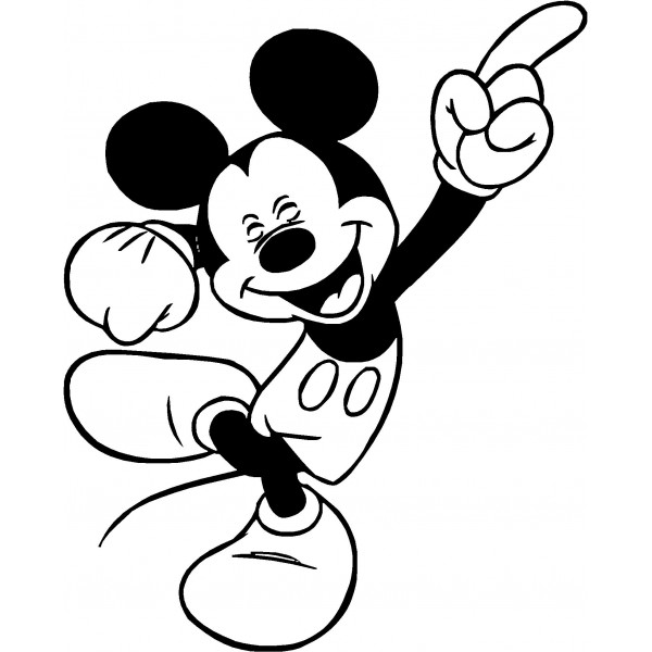 600x600 Mickey Mouse Black And White Mickey Minnie Vector, Clipart
