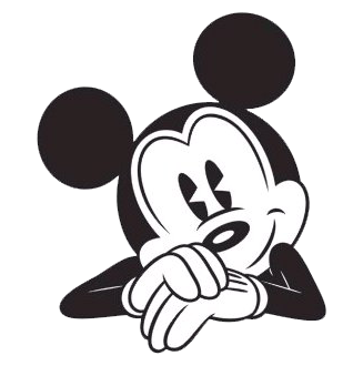 309x330 Mickey Mouse Black And White Mickey Mouse Face Black