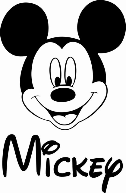 Download Mickey Mouse Black And White Vector at Vectorified.com ...