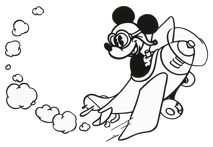 900x620 Mickey Mouse Club House Black And White Vector Freeuse Stock Png
