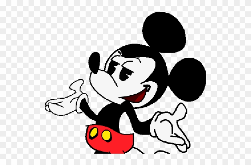 Mickey Mouse Black And White Vector at Vectorified.com | Collection of ...