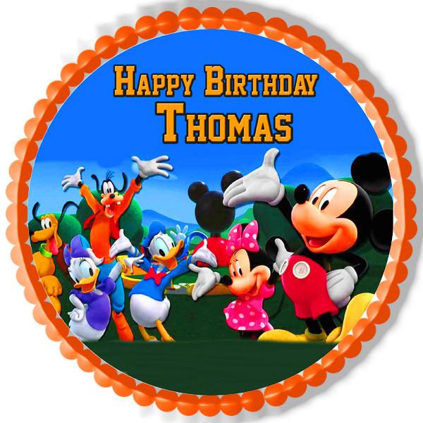 600x600 Mickey Mouse Clubhouse Edible Cake Topper Cupcake Toppers