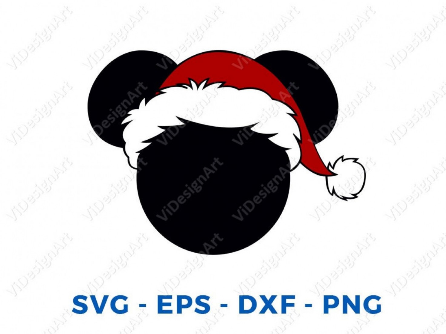 1473x1105 Santa Hat Mickey Mouse Silhouette Clip Art Studiogrfx
